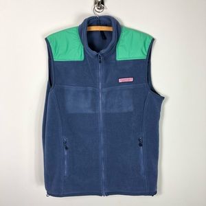 Vineyard Vines Fleece Vest Shep Shirt Jacket *K